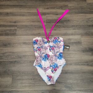Beach Joy Bikini Floral Paisley One Piece Swimsuit Swimwear